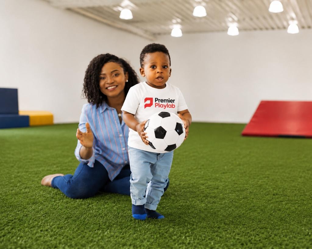 Little Movers — 18–30 months sports enrichment class at Premier Playlab
